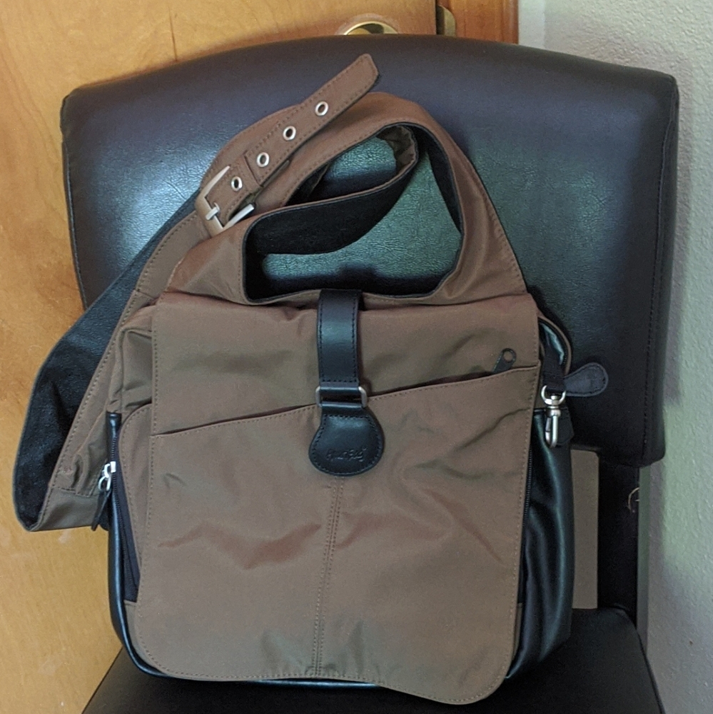 Brown Ameribag Crossbody Travel Bag